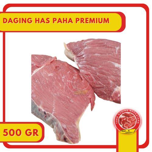 1883d734-3ad2-11f0-8fa9-66a4a493d5a0.jpeg Daging Segar Has Paha Sapi Premium Tanpa Lemak | Rendang / Dendeng / Semur - 500 Gr